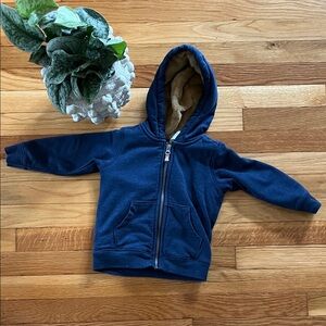 Carter's Deep Blue Kids Full-Zip Hoodie, Size 2T